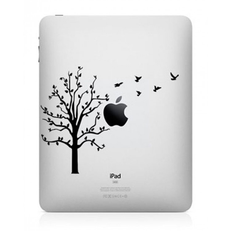 Boom met Vogels iPad Sticker iPad Stickers